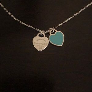 Tiffany & Co. Double Heart Necklace